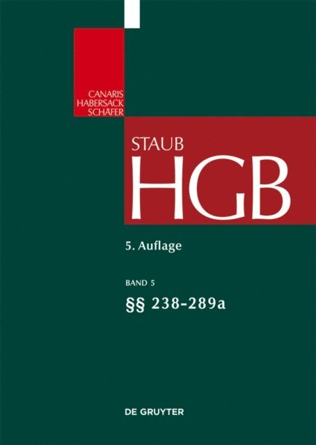 Moritz A. Poschke, Andre Meyer, Detlef Kleindiek, Rainer Huttemann, Peter Hommelhoff, Klaus-Dieter Druen - §§ 238-289a, E-bok