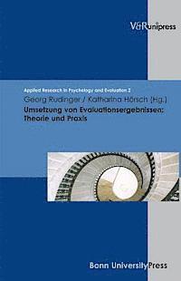 Katharina Horsch, Georg Rudinger - Umsetzung Von Evaluationsergebnissen: Theorie Und PRAXIS, Inbunden
