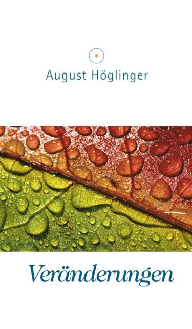 Dr. August Hoglinger - Veränderungen, E-bok. Tillgänglighet: Lägg i varukorg