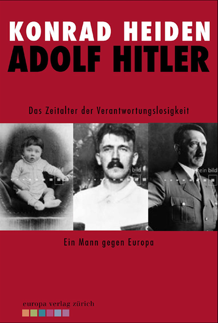 Konrad Heiden - Adolf Hitler, E-bok