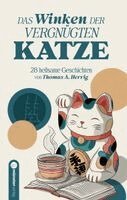 Das Winken der vergnügten Katze