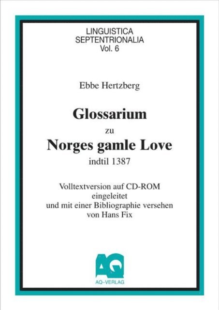 Ebbe Hertzberg, Hans Fix - Glossarium zu Norges gamle Love, E-bok