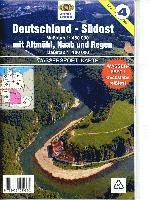 Erhard Jübermann - Wassersport-Wanderkarte 04. Deutschland-Südost mit Altmühl, Naab und Regen für Kanu- und Rudersport, Övrigt