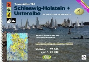 Erhard Jübermann - TourenAtlas TA1 Schleswig-Holstein-Unterelbe, Häftad