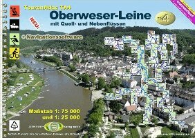 Erhard Jübermann - TourenAtlas 04. Oberweser-Leine Wasserwandern 1 : 75 000, Häftad