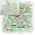 Bacher Orga-Karte Deutschland Nord 1 : 500 000. Poster-Karte