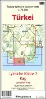 Jens Uwe Mollenhauer - Lykische Küste 2 - Ka¿ - Lykischer Weg - Topographische Wanderkarte 1:75.000 Türkei (Blatt 7.2). Tillgänglighet: Lägg i varukorg
