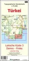 Jens Uwe Mollenhauer - Lykische Küste 3 - Demre - Finike - Lykischer Weg - Topographische Wanderkarte 1:75.000 Türkei (Blatt 7.3). Tillgänglighet: Lägg i varukorg