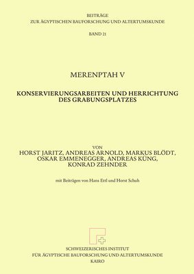 Andreas Arnold, Markus Blodt - Merenptah V: Konservierungsarbeiten Und Herrichtung Des Grabungsplatzes, Inbunden