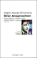 Ralph Waldo Emerson - Drei Ansprachen, Häftad
