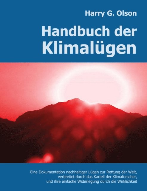 Harry G. Olson - Handbuch der Klimalügen, E-bok