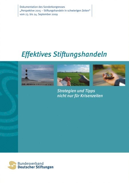 Bundesverband Deutscher Stiftungen - Effektives Stiftungshandeln. Strategien und Tipps nicht nur für Krisenzeiten, E-bok