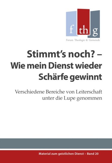 Matthias C. Wolff - Stimmt's noch? - Wie mein Dienst wieder Schärfe gewinnt, E-bok
