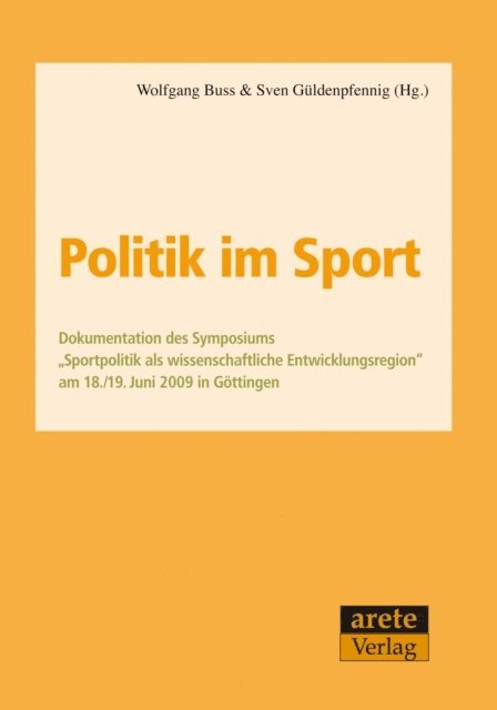 Sven Guldenpfennig - Politik im Sport, E-bok