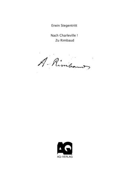Erwin Stegentritt - Nach Charleville !, E-bok