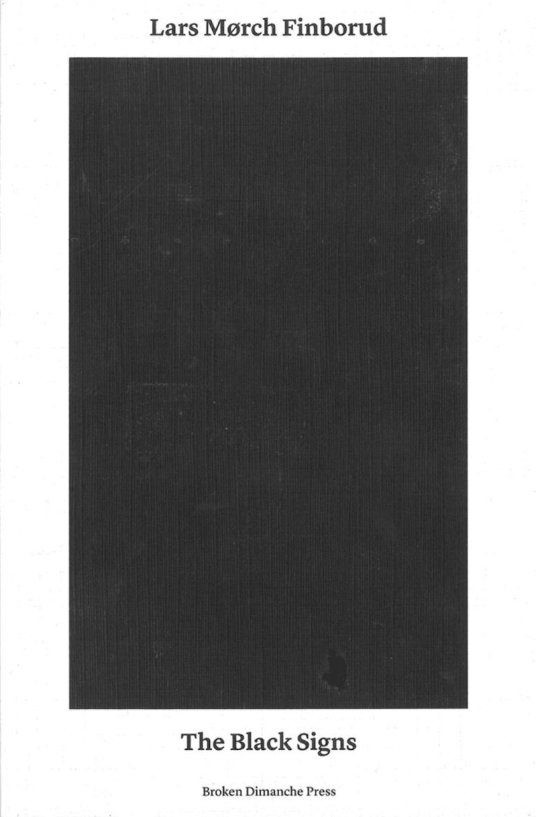 Lars Morch Finborud - Black Signs, Häftad