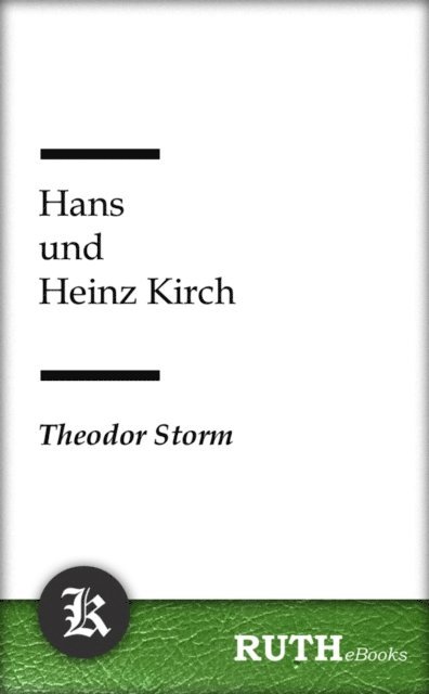 Theodor Storm - Hans und Heinz Kirch, E-bok
