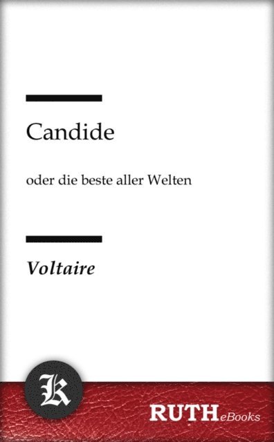 Voltaire - Candide, E-bok