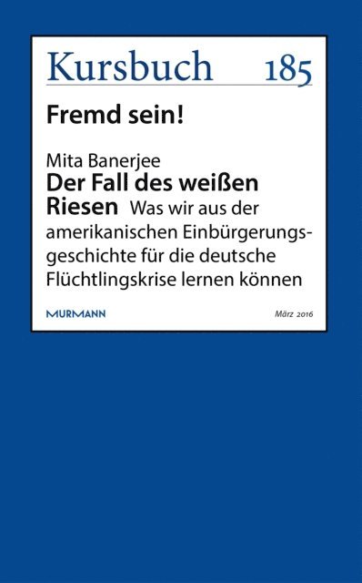 Mita Banerjee - Der Fall des weißen Riesen, E-bok
