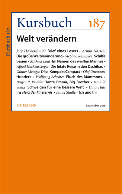 Armin Nassehi, Peter Felixberger - Kursbuch 187, E-bok
