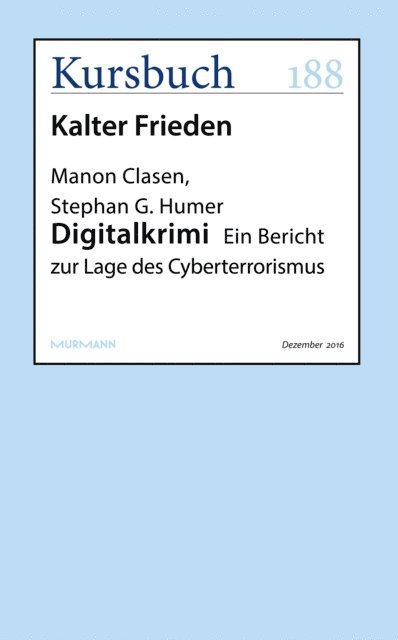 Stephan G. Humer, Manon Clasen - Digitalkrimi, E-bok