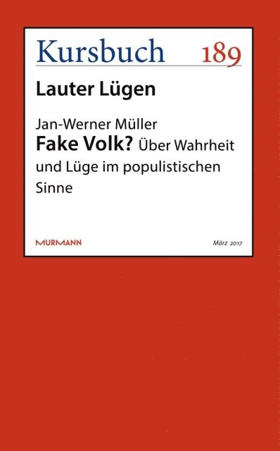 Jan-Werner Muller - Fake Volk?, E-bok