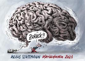 Klaus Stuttmann - Zurück! - Stuttmann Karikaturen 2023, Häftad