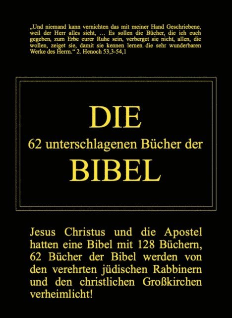 Markus Pilz - Die 62 unterschlagenen Bücher der Bibel, E-bok. Tillgänglighet: Lägg i varukorg