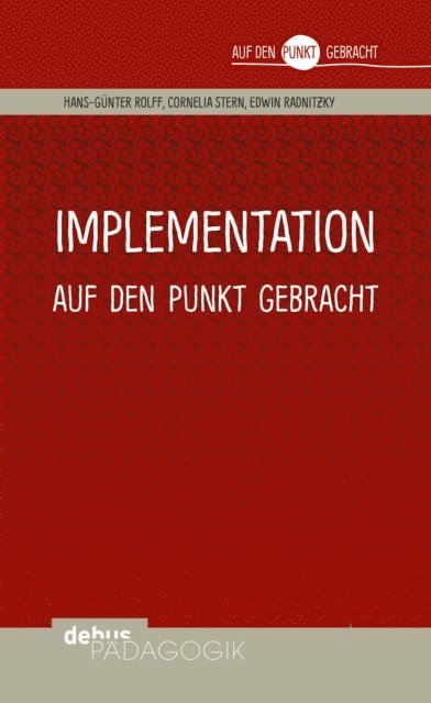 Edwin Radnitzky, Cornelia Stern, Hans-Gunter Rolff - Implementation auf den Punkt gebracht, E-bok