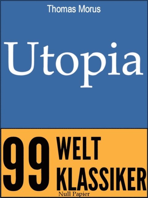 Thomas Morus - Utopia, E-bok