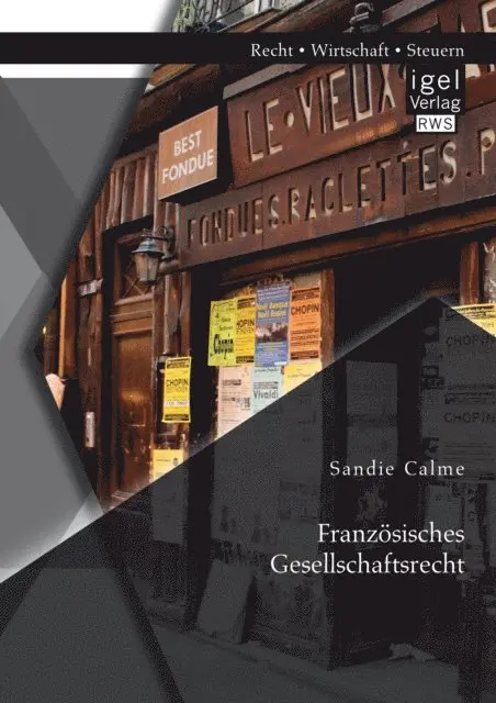 Sandie Calme - Französisches Gesellschaftsrecht, E-bok. Tillgänglighet: Lägg i varukorg