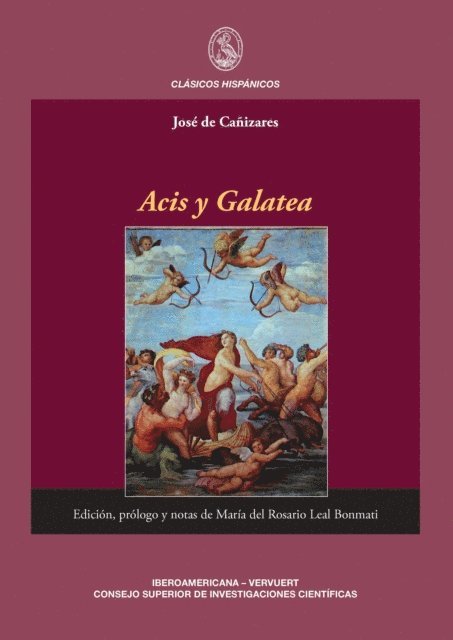 Jose de Canizares, Maria del Rosario Leal Bonmati - Acis y Galatea, E-bok