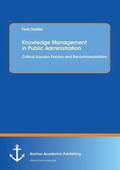 Knowledge Management in Public Administration