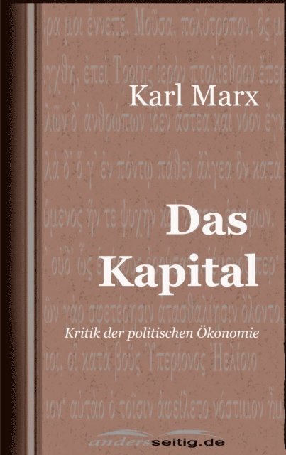Karl Marx - Das Kapital, E-bok