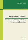 Energiewende! Aber wie? Energiespeicher als intelligente Schl�ssel f�r den deutschen Energiemarkt nach dem EnWG, EEG und StromStG
