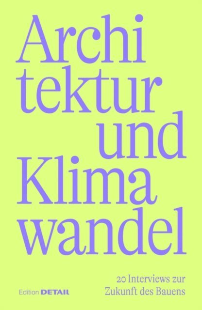 Sandra Hofmeister - Architektur und Klimawandel, E-bok