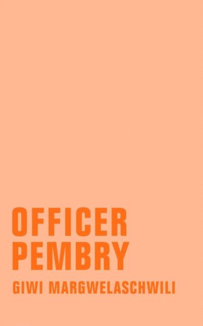 Giwi Margwelaschwili - Officer Pembry, E-bok