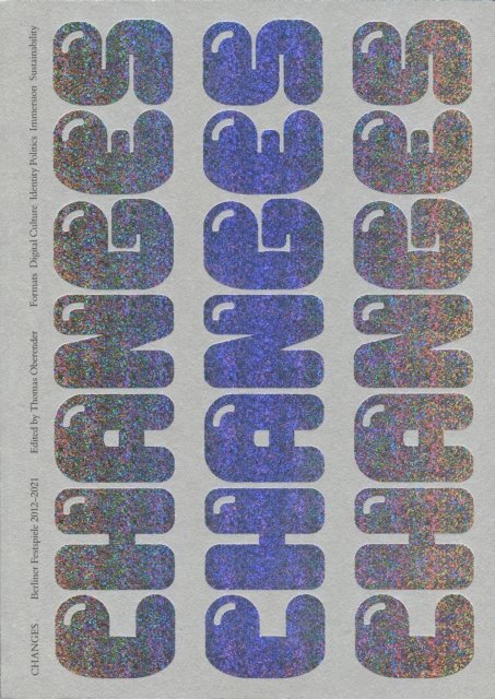 Thomas Oberender - CHANGES (English edition), E-bok