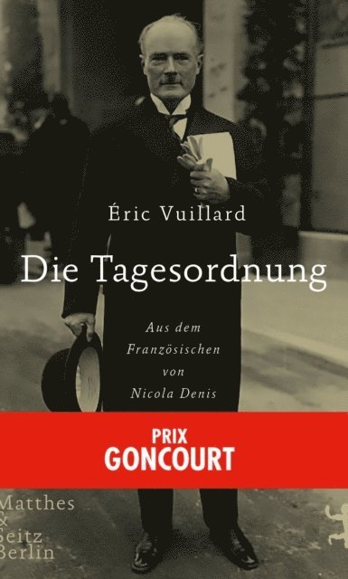Eric Vuillard - Die Tagesordnung, E-bok