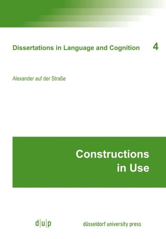 Alexander auf der Straße - Constructions in Use, Häftad