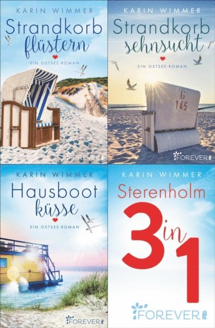 Karin Wimmer - Strandkorbflüstern // Strandkorbsehnsucht // Hausbootküsse, E-bok