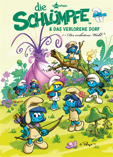 Luc Parthoens, Peyo; Alain Jost - Die Schlümpfe und das verlorene Dorf Bd. 1: Der verbotene Wald, E-bok