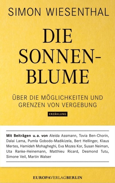 Simon Wiesenthal - Die Sonnenblume, E-bok