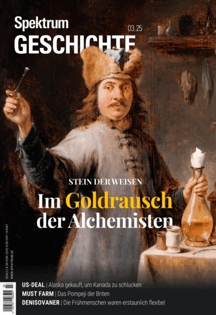 Spektrum der Wissenschaft - Spektrum Geschichte 3/2025 - Im Goldrausch der Alchemisten, E-bok