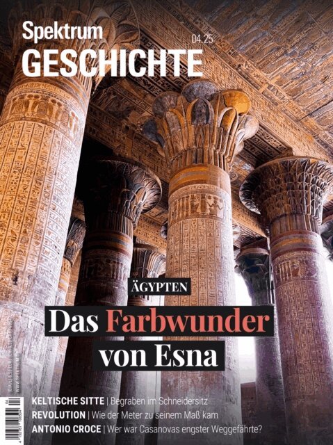 Spektrum der Wissenschaft - Spektrum Geschichte 4/2025 - Das Farbwunder von Esna, E-bok