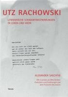 Alexander Saechtig - Utz Rachowski, Häftad. Tillgänglighet: Lägg i varukorg
