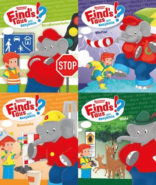 Matthias von Bornstadt - Benjamin Blümchen - Find´s raus 1- 4, E-bok