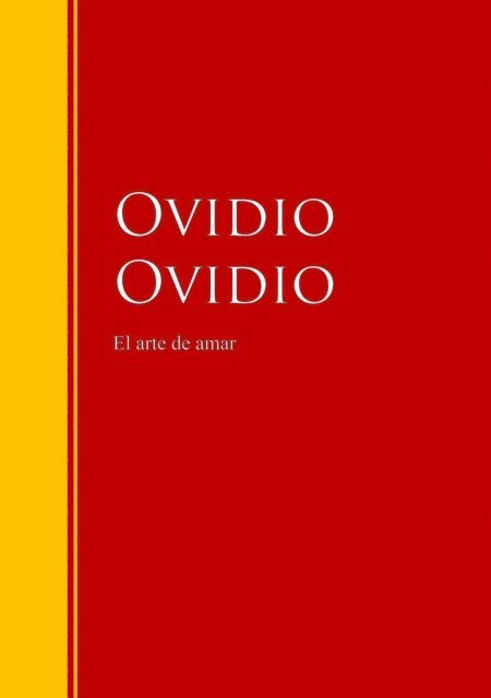 Ovidio - El arte de amar, E-bok