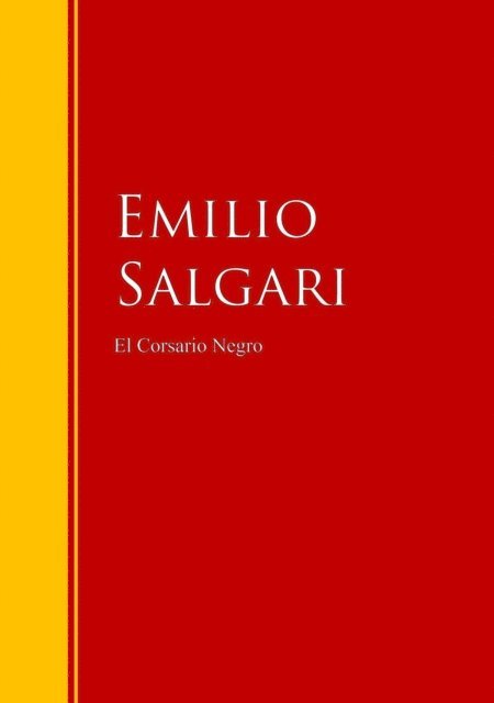 Emilio Salgari - El Corsario Negro, E-bok