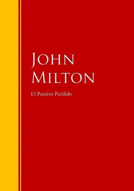John Milton - El Paraíso Perdido, E-bok